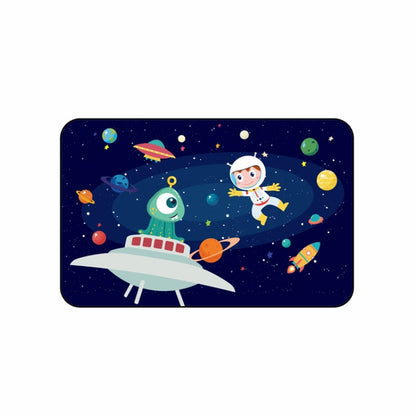 Automobile Sunshade Car Windows Sun Protection And Heat Insulation Magnetic Telescopic Side Curtains(Space Adventure Rear Square) by buy2fix