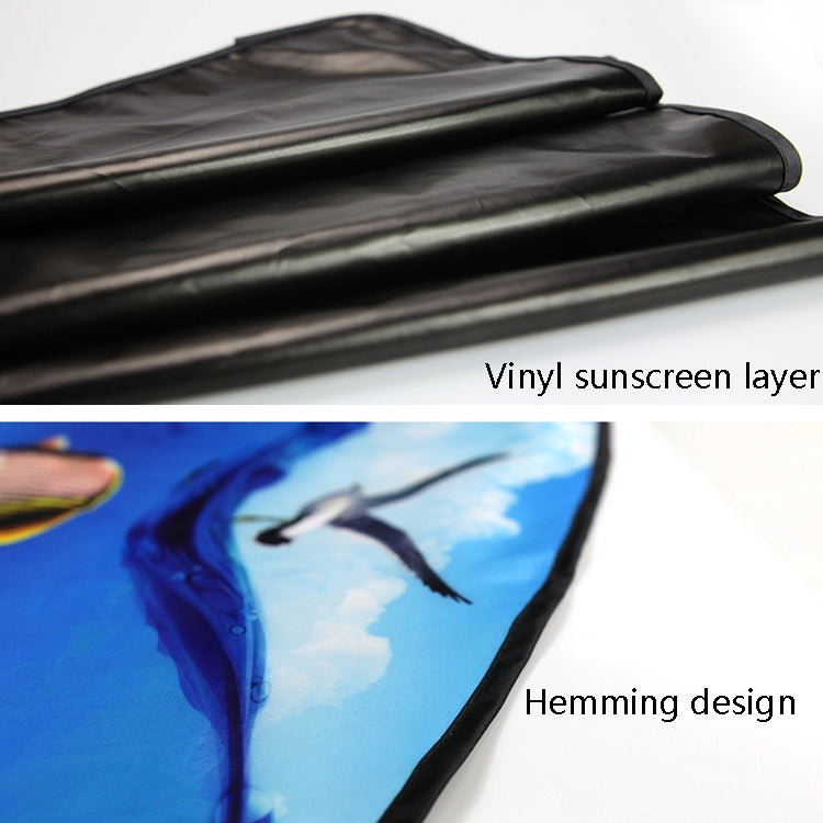 Automobile Sunshade Car Windows Sun Protection And Heat Insulation Magnetic Telescopic Side Curtains(Deep Sea Adventure Co-driver) by buy2fix