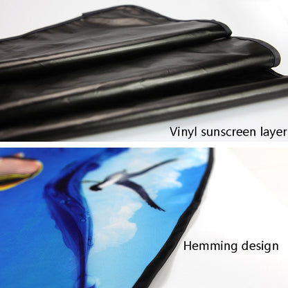 Automobile Sunshade Car Windows Sun Protection And Heat Insulation Magnetic Telescopic Side Curtains(Deep Sea Adventure Driving Position) by buy2fix