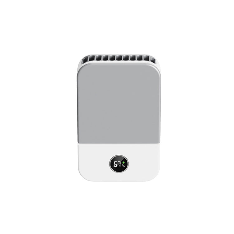 DQ205 Summer Mini Hanging Neck Fan USB Portable Student Silent High Wind Bladeless Fan(White) - Electric Fans by buy2fix | Online Shopping UK | buy2fix