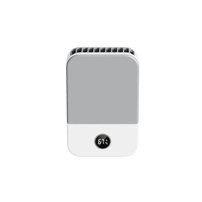 DQ205 Summer Mini Hanging Neck Fan USB Portable Student Silent High Wind Bladeless Fan(White) - Electric Fans by buy2fix | Online Shopping UK | buy2fix