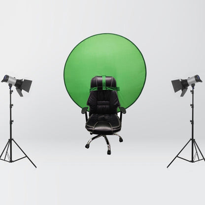 142cm EY-068 Green Background Cloth Folding ID Photo Green Screen Video Backdrop Board For E-Sports Chair - Solid Color by buy2fix | Online Shopping UK | buy2fix