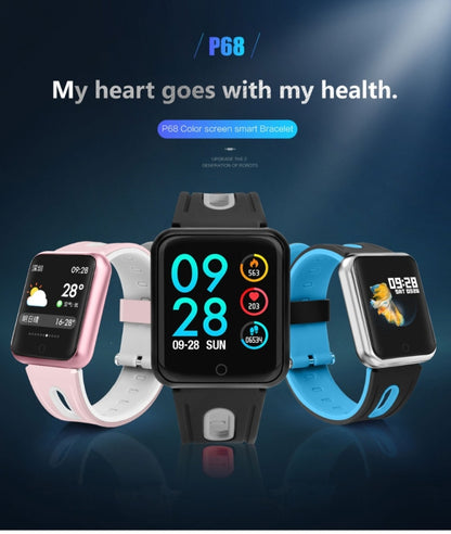 P68 Smart Watches Heart Rate Monitor Blood Pressure Activity Tracker by buy2fix