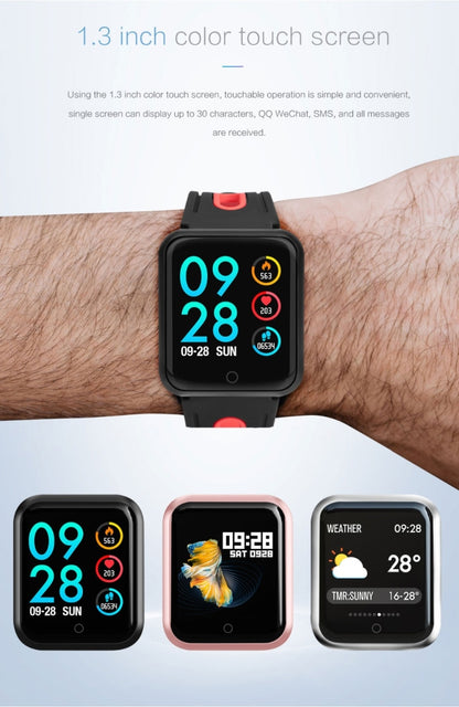 P68 Smart Watches Heart Rate Monitor Blood Pressure Activity Tracker by buy2fix