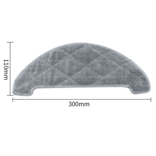 2 PCS Sweeping Robot Washable Mop For Proscenic M7 - For Proscenic Accessories by buy2fix | Online Shopping UK | buy2fix