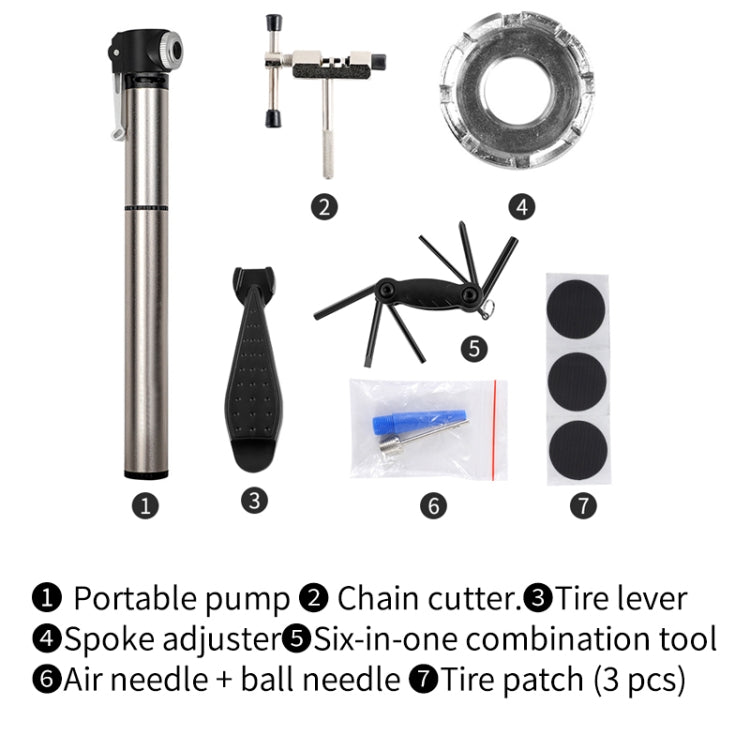 Bicycle Repair Kit Repair Set Bicycle Mountain Road Tire Tool Pump Riding Equipment - Maintenance tools by West Biking | Online Shopping UK | buy2fix