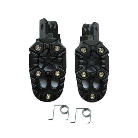 Motorcycle Modified Aluminum Alloy Foot Pedal Accessories(Black)