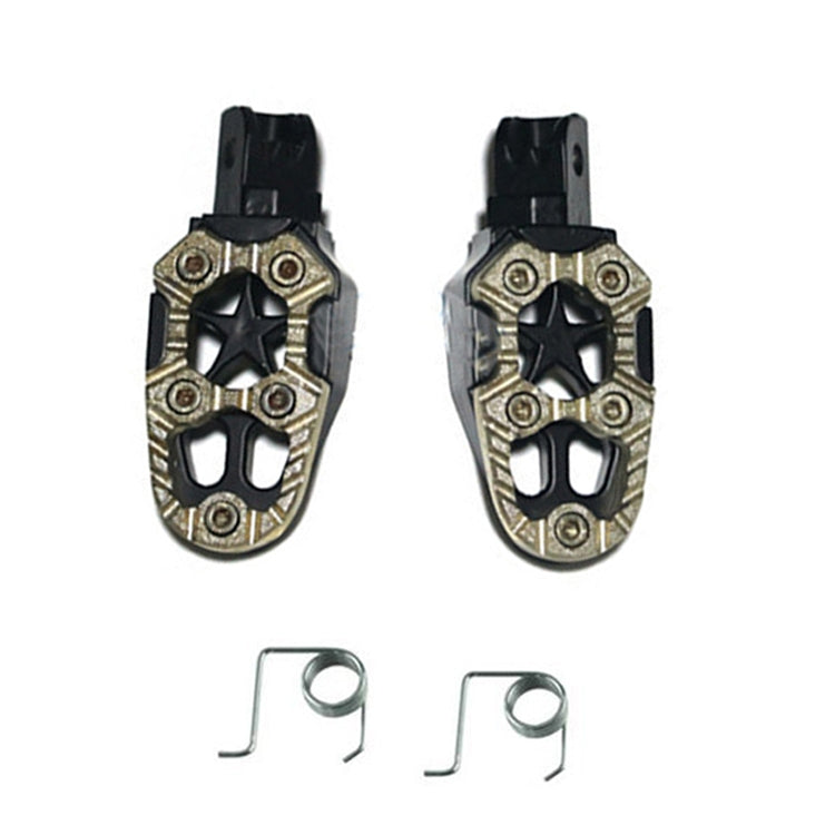 Motorcycle Modified Aluminum Alloy Foot Pedal Accessories(Silver) by buy2fix