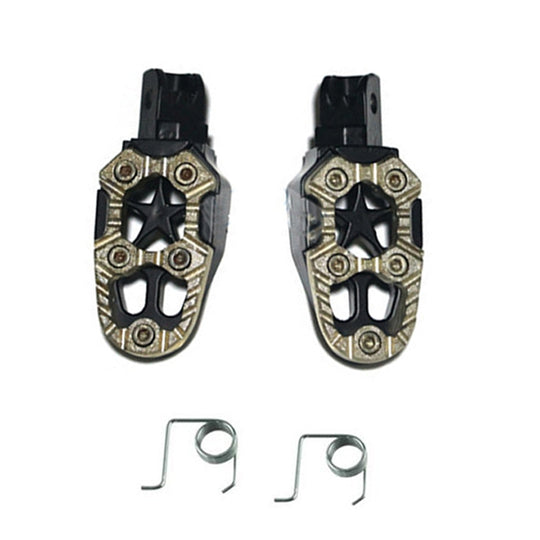 Motorcycle Modified Aluminum Alloy Foot Pedal Accessories(Silver)