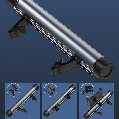 Car Storage Garbage Bag Bracket Car Mobile Phone Tablet Rear Pillow Holder(Titanium Gray) by buy2fix