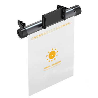 Car Storage Garbage Bag Bracket Car Mobile Phone Tablet Rear Pillow Holder(Titanium Gray) by buy2fix