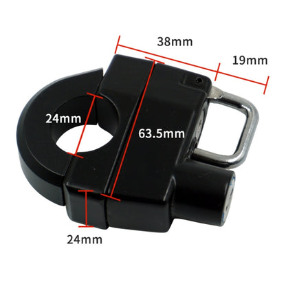 Motorcycle Helmet Lock Electric Door Oil Cover Head Lock by buy2fix