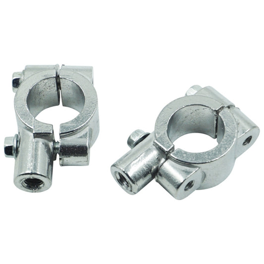 6 PCS Motorcycle Modification Accessories Handlebar Mirror Holder(M10 25mm Silver) by buy2fix