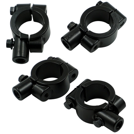 6 PCS Motorcycle Modification Accessories Handlebar Mirror Holder(M8 25mm Black) by buy2fix