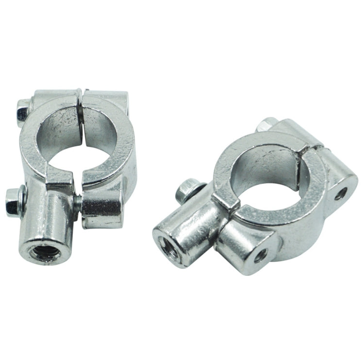 6 PCS Motorcycle Modification Accessories Handlebar Mirror Holder(M8 25mm Silver) by buy2fix