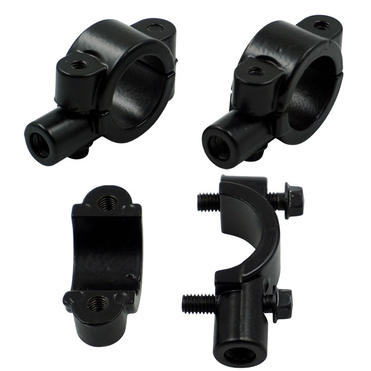 6 PCS Motorcycle Modification Accessories Handlebar Mirror Holder(M8 25mm Black) by buy2fix