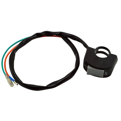 5 PCS Motorcycle Handlebar Tap Switch LED Headlight Break Extinguishing Fire Double Flash Switch(Grey Button) by buy2fix