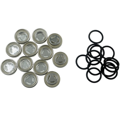 10 PCS Motorcycle Modification Accessories 18mm Clutch Brake Pump Oil Mirror by buy2fix