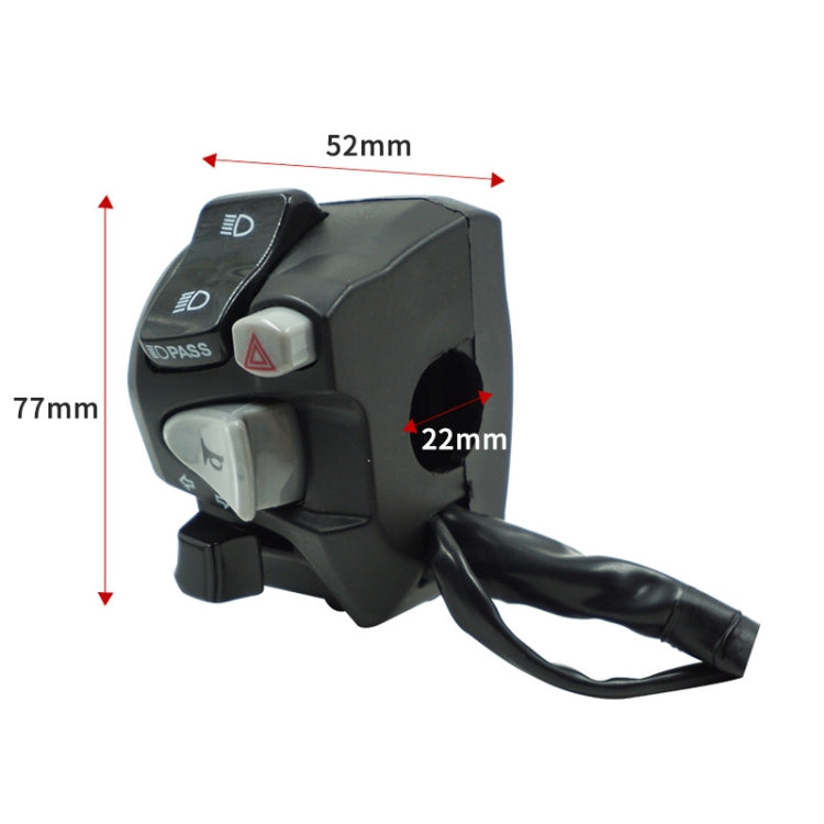 Motorcycle Handlebars Combination Switch For Honda CBX600 by buy2fix