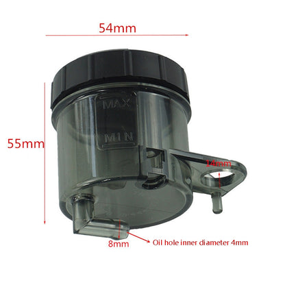 2 PCS Motorcycle Modified Parts Front Brake Oil Liquid Cup Direct Brake Pump Universal Oil Pot(Transparent) by buy2fix