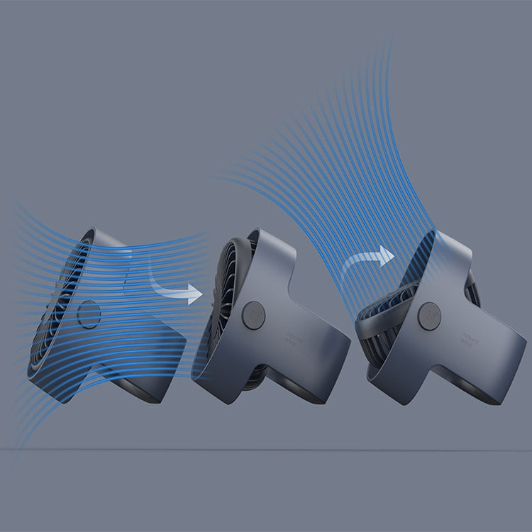 Handheld Desktop Outdoor Student Mute USB Mini Fan(Blue) by buy2fix