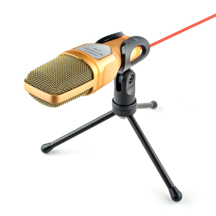 SF-666 Computer Voice Microphone With Adapter Cable Anchor Mobile Phone Video Wired Microphone With Bracketcket, Colour: Black - Microphone by buy2fix | Online Shopping UK | buy2fix