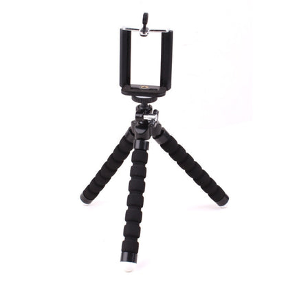 5 PCS Octopus Photography Sponge Mobile Phone Stand Portable Lazy Adjustable Vibrato Live Tripod Stand(Black) - Stand by buy2fix | Online Shopping UK | buy2fix