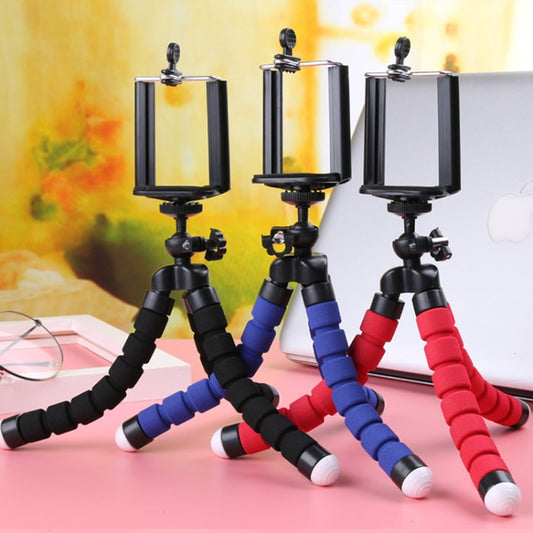 5 PCS Octopus Photography Sponge Mobile Phone Stand Portable Lazy Adjustable Vibrato Live Tripod Stand(Black) - Stand by buy2fix | Online Shopping UK | buy2fix