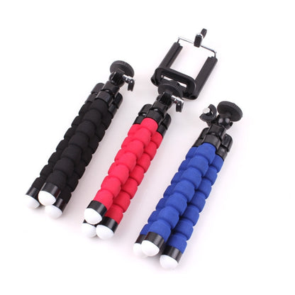 5 PCS Octopus Photography Sponge Mobile Phone Stand Portable Lazy Adjustable Vibrato Live Tripod Stand(Black) - Stand by buy2fix | Online Shopping UK | buy2fix