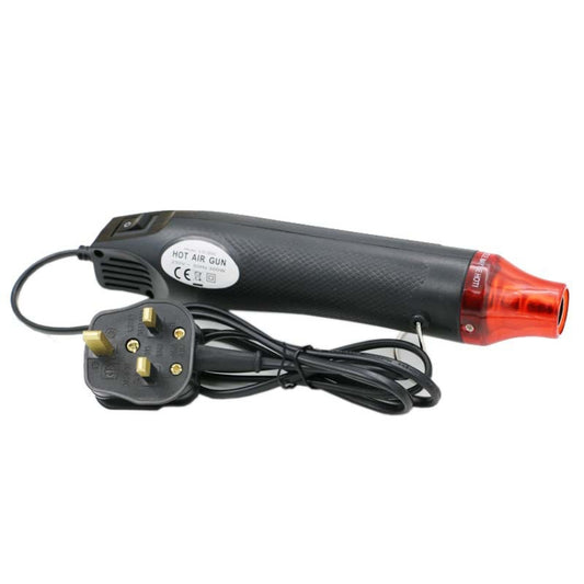 230V Soft Ceramic Hot Air Device Rubber Stamp Heat Shrinkable Film DIY Appliance, UK Plug( Black) - Heat Guns by buy2fix | Online Shopping UK | buy2fix