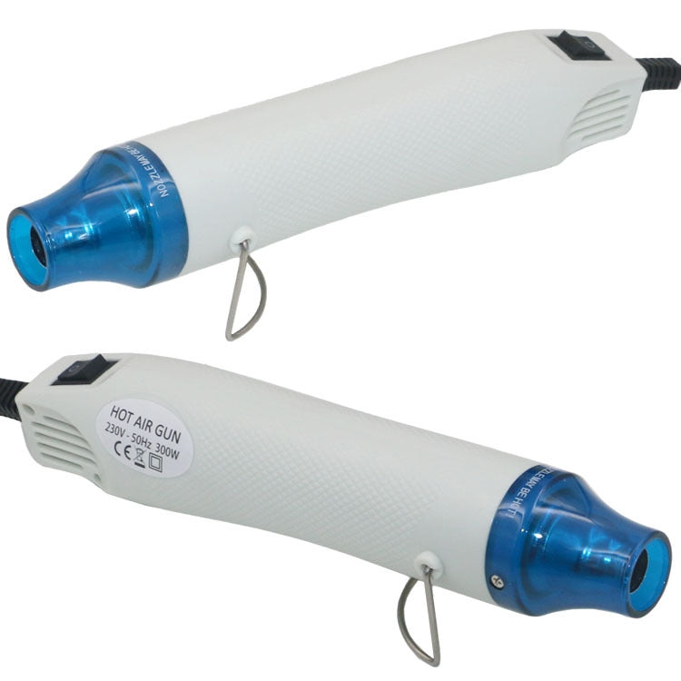 230V Soft Ceramic Hot Air Device Rubber Stamp Heat Shrinkable Film DIY Appliance, UK Plug(White) by buy2fix