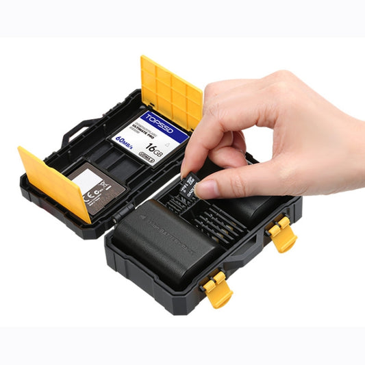 SCB08 Camera Battery Storage Card Protection Box Battery Storage Box(Black) - Card Case by buy2fix | Online Shopping UK | buy2fix