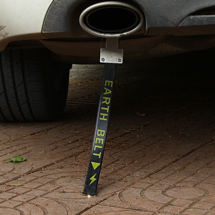 P116 Car Electrostatic Belt Eliminator Hanging Grounding Chain Metal Rubber Static Eliminator, Specification: SUV(Black) by buy2fix