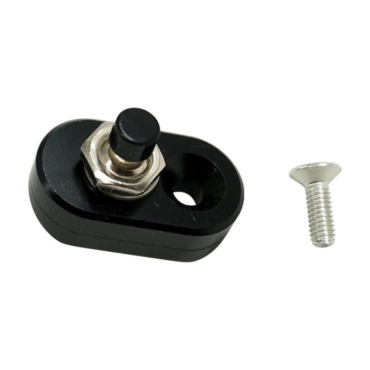 Motorcycle Modification Accessories Handlebar Switch Headlights Spotlights Overtaking Lights Power Off Start Ignition Horn Combination Switch, Specification: Single Switch Black - Electrical System by buy2fix | Online Shopping UK | buy2fix