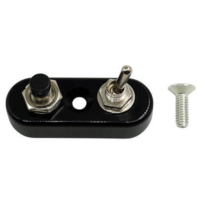 Motorcycle Modification Accessories Handlebar Switch Headlights Spotlights Overtaking Lights Power Off Start Ignition Horn Combination Switch, Specification: Double Switch Black by buy2fix