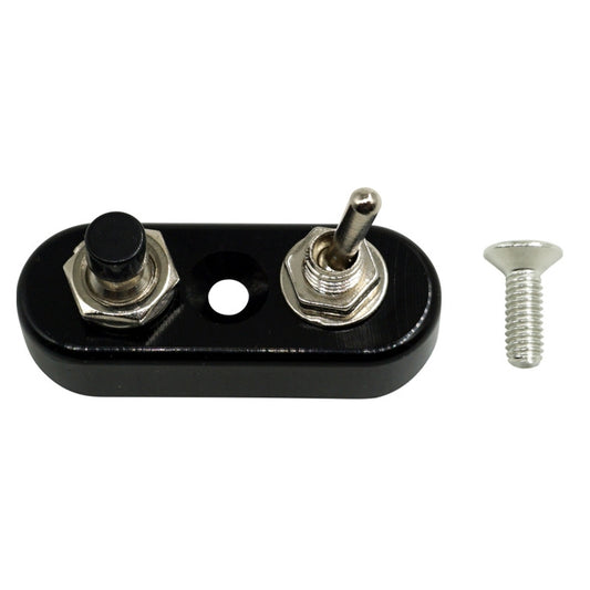 Motorcycle Modification Accessories Handlebar Switch Headlights Spotlights Overtaking Lights Power Off Start Ignition Horn Combination Switch, Specification: Double Switch Black by buy2fix