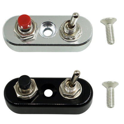 Motorcycle Modification Accessories Handlebar Switch Headlights Spotlights Overtaking Lights Power Off Start Ignition Horn Combination Switch, Specification: Double Switch Black by buy2fix