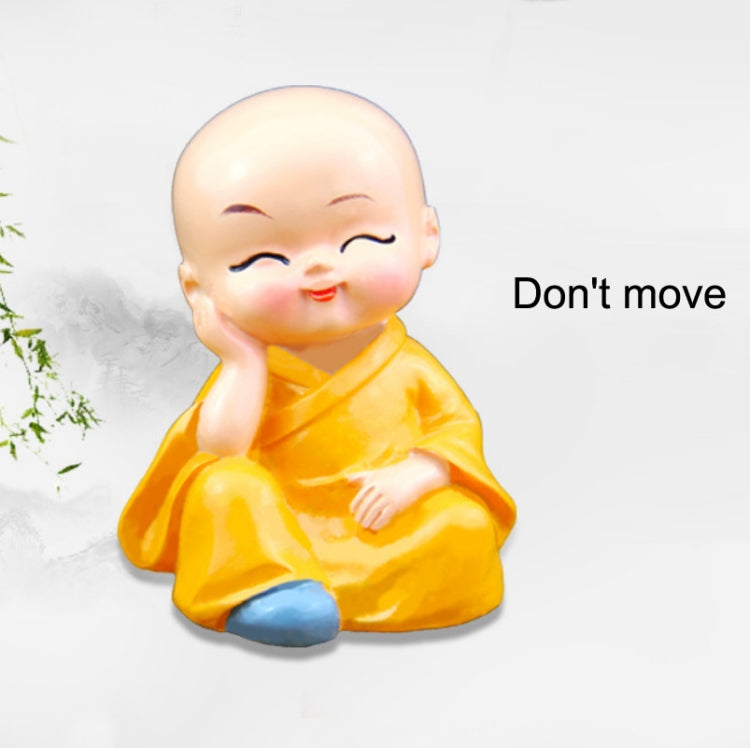 In Car Cute Four Little Monks Ornaments Car Interior Decorations Specification： Not Swing by buy2fix