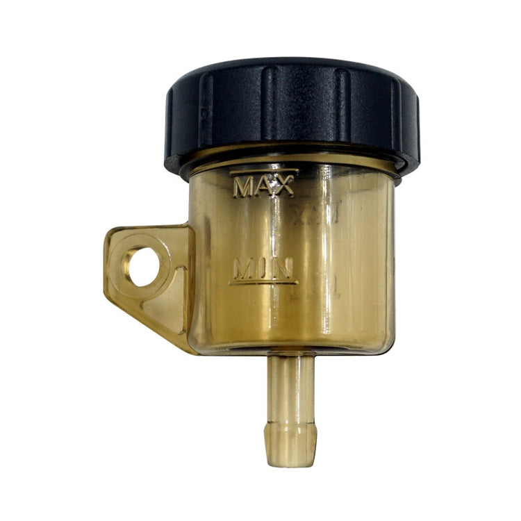2 PCS Motorcycle Modification Accessories Off-Road Vehicle Large Displacement Straight Pump Transparent Oil Cup Brake Pump Modified Oil Pot(Straight Brown) by buy2fix