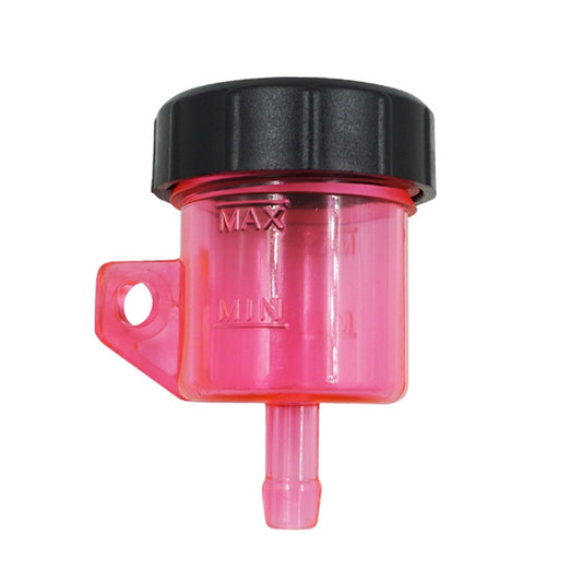 2 PCS Motorcycle Modification Accessories Off-Road Vehicle Large Displacement Straight Pump Transparent Oil Cup Brake Pump Modified Oil Pot(Straight Red) by buy2fix