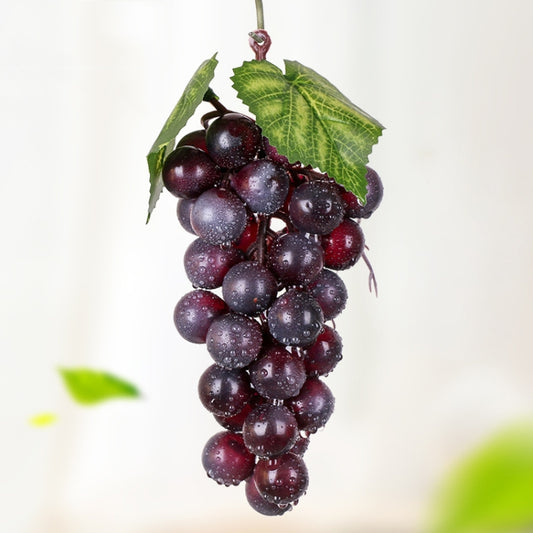4 Bunches 36 Purple Grapes Simulation Fruit Simulation Grapes PVC with Cream Grape Shoot Props - Food Props by buy2fix | Online Shopping UK | buy2fix
