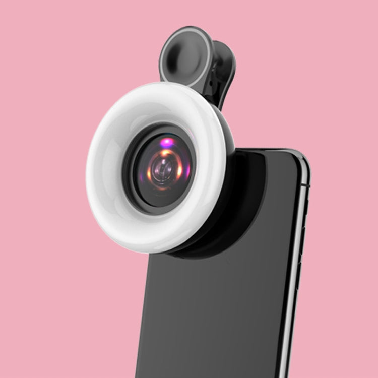 Mobile Phone Macro Lens Beauty Makeup Selfie Light(Black) - Selfie Light by buy2fix | Online Shopping UK | buy2fix