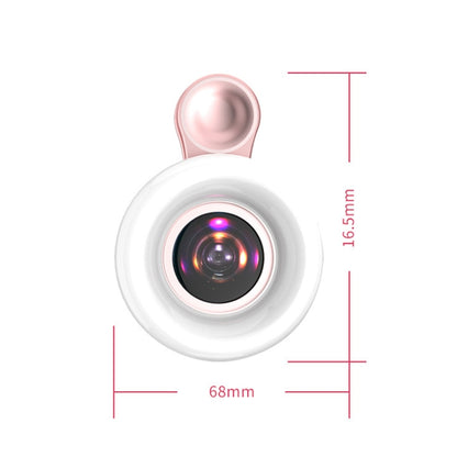 Mobile Phone Macro Lens Beauty Makeup Selfie Light(Pink) - Selfie Light by buy2fix | Online Shopping UK | buy2fix