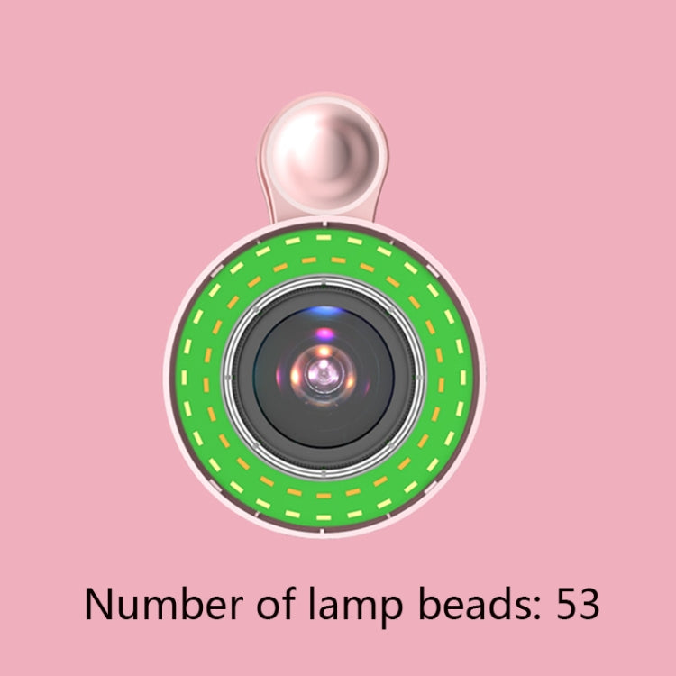 Mobile Phone Macro Lens Beauty Makeup Selfie Light(Pink) - Selfie Light by buy2fix | Online Shopping UK | buy2fix