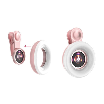 Mobile Phone Macro Lens Beauty Makeup Selfie Light(Black) - Selfie Light by buy2fix | Online Shopping UK | buy2fix