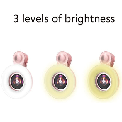Mobile Phone Macro Lens Beauty Makeup Selfie Light(Pink) - Selfie Light by buy2fix | Online Shopping UK | buy2fix