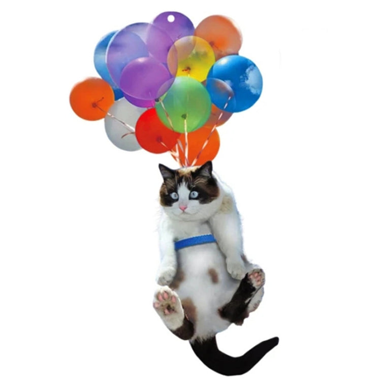 2 PCS Colorful Balloon Cat Car Pendant Car Rearview Mirror Pendant by buy2fix