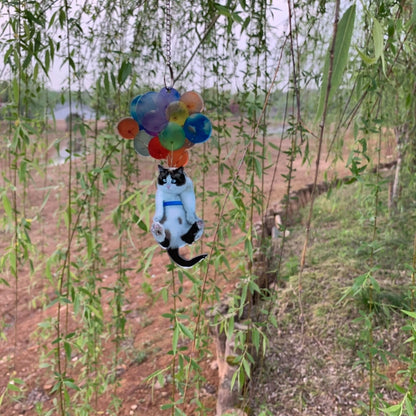 2 PCS Colorful Balloon Cat Car Pendant Car Rearview Mirror Pendant by buy2fix