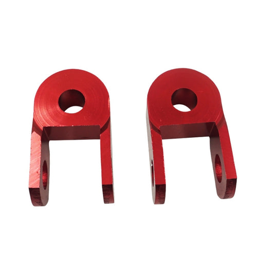 1pair Motorcycle Electric Vehicle Modification Accessories Small CNC Aluminum Alloy Shock Absorption Increaser(Red) by buy2fix