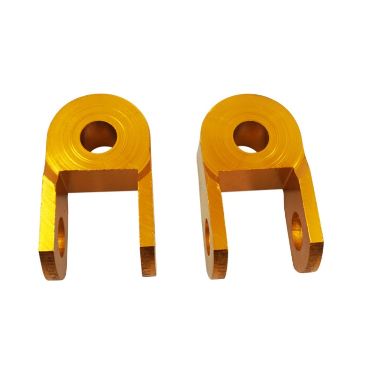 1pair Motorcycle Electric Vehicle Modification Accessories Small CNC Aluminum Alloy Shock Absorption Increaser(Gold) by buy2fix